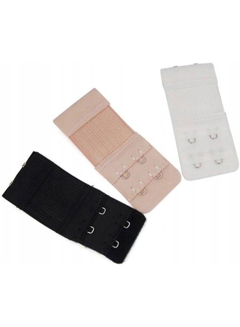 Bra Extenders for Size Extenders – Set of 3 Black, White, Beige, Comfortable and Flexible Tool for All Bras for Everyday and Professional Use - Image 3